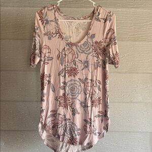 Maurices Pink Sleeve Blouse